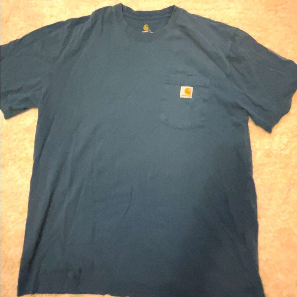Blue Carhartt tee